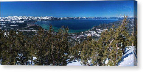 Heavenly Gondola View By Brad Scott - Canvas Print-16.000" x 6.750"-Lake Tahoe Prints