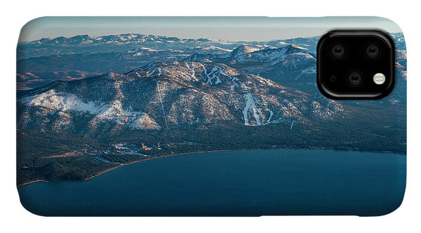 Heavenly Lake Tahoe Aerial - Phone Case