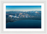 Heavenly Lake Tahoe Aerial - Framed Print