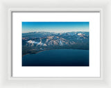 Heavenly Lake Tahoe Aerial - Framed Print