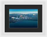 Heavenly Lake Tahoe Aerial - Framed Print