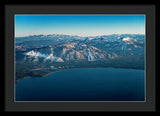 Heavenly Lake Tahoe Aerial - Framed Print