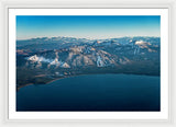 Heavenly Lake Tahoe Aerial - Framed Print