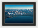 Heavenly Lake Tahoe Aerial - Framed Print