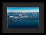 Heavenly Lake Tahoe Aerial - Framed Print