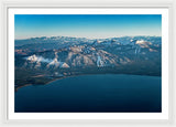 Heavenly Lake Tahoe Aerial - Framed Print