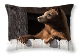 Hey There Neighbor By Brad Scott - Throw Pillow-Lake Tahoe Prints