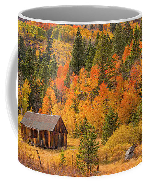 Hope Valley Fall Cabin By Brad Scott - Mug