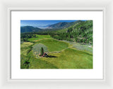 Horse Creek Ranch Aerial - Framed Print