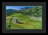 Horse Creek Ranch Aerial - Framed Print