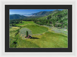 Horse Creek Ranch Aerial - Framed Print