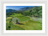 Horse Creek Ranch Aerial - Framed Print