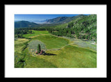 Horse Creek Ranch Aerial - Framed Print