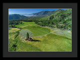 Horse Creek Ranch Aerial - Framed Print