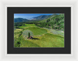 Horse Creek Ranch Aerial - Framed Print