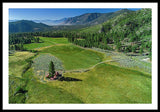 Horse Creek Ranch Aerial - Framed Print