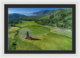 Horse Creek Ranch Aerial - Framed Print