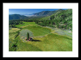Horse Creek Ranch Aerial - Framed Print