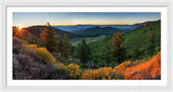 Horse Creek Ranch Sunrise - Framed Print