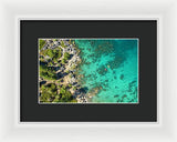 Inspiration Point Lake Tahoe Paddlers - Framed Print