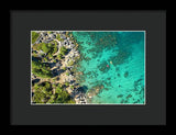 Inspiration Point Lake Tahoe Paddlers - Framed Print