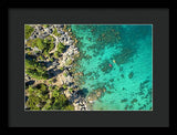 Inspiration Point Lake Tahoe Paddlers - Framed Print