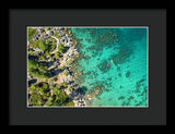 Inspiration Point Lake Tahoe Paddlers - Framed Print