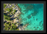 Inspiration Point Lake Tahoe Paddlers - Framed Print