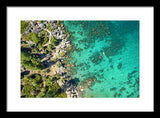 Inspiration Point Lake Tahoe Paddlers - Framed Print