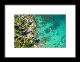 Inspiration Point Lake Tahoe Paddlers - Framed Print