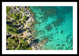 Inspiration Point Lake Tahoe Paddlers - Framed Print