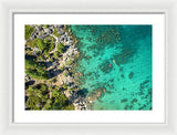 Inspiration Point Lake Tahoe Paddlers - Framed Print