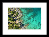 Inspiration Point Lake Tahoe Paddlers - Framed Print