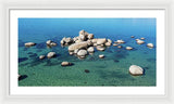 Lake Tahoe Ombre  - Framed Print