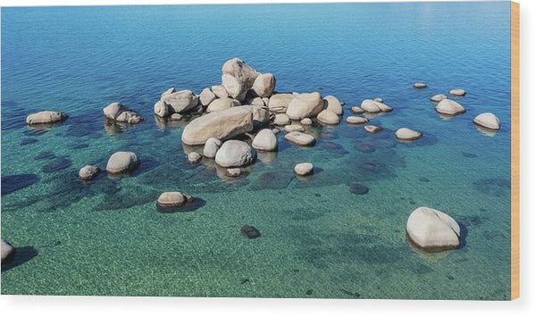 Lake Tahoe Ombre - Wood Print