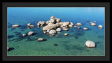 Lake Tahoe Ombre  - Framed Print
