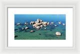 Lake Tahoe Ombre  - Framed Print