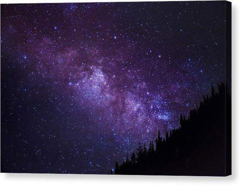 Milky Way Hill - Canvas Print-10.000" x 6.625"-Lake Tahoe Prints