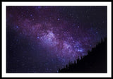 Milky Way Hill - Framed Print