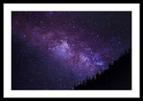 Milky Way Hill - Framed Print