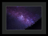 Milky Way Hill - Framed Print