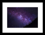Milky Way Hill - Framed Print