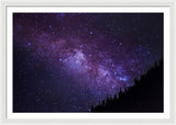 Milky Way Hill - Framed Print