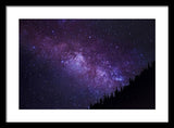 Milky Way Hill - Framed Print