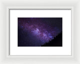 Milky Way Hill - Framed Print