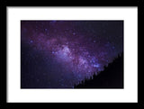 Milky Way Hill - Framed Print