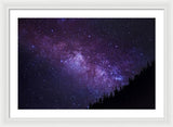 Milky Way Hill - Framed Print