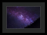 Milky Way Hill - Framed Print