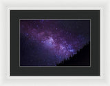 Milky Way Hill - Framed Print