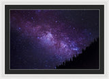 Milky Way Hill - Framed Print